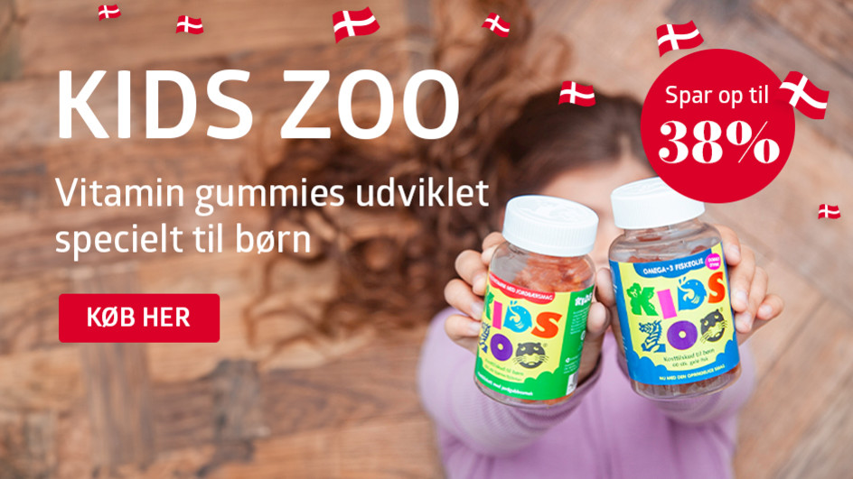 Spar op til 38% på Kids Zoo kosttilskud